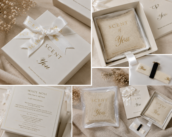 IVORY White Moss & Soft Musk luxury fragrance sachet collection with gift box — Scent of You Australia